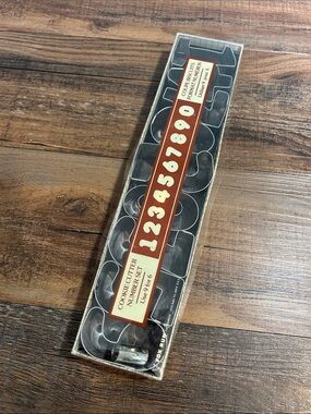 Vintage Number Metal Cookie Cutter Set by Fox Run Craftsmen